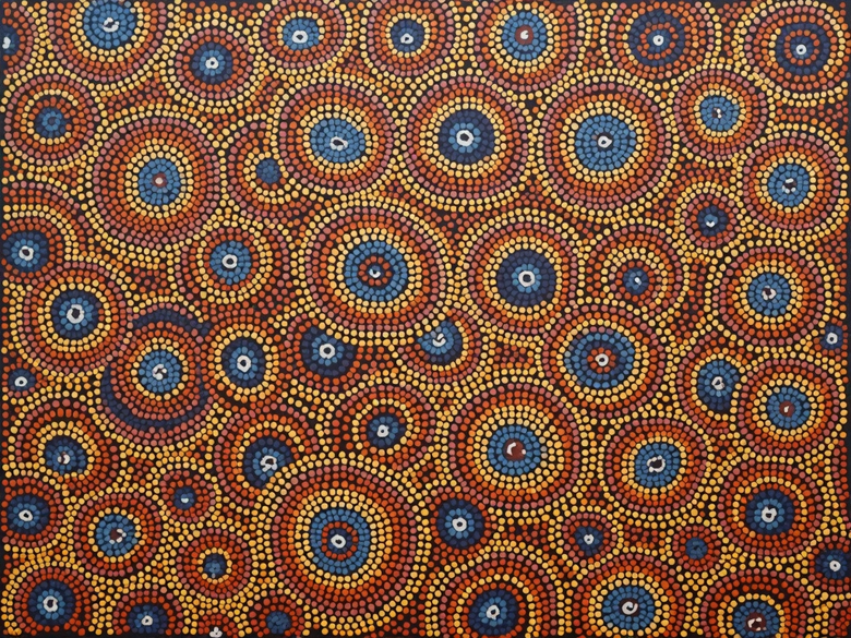 Aboriginal art dot painting