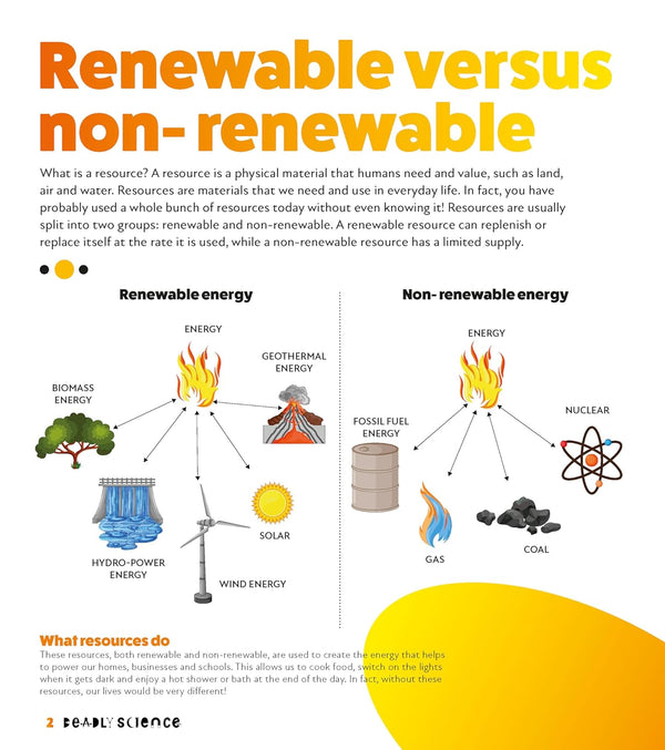 Deadly Science - Renewable Resources: Book 8