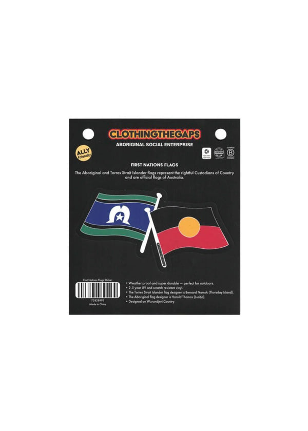 First Nations Sticker First Nations Flag Sticker | FISH - Foundation for Indigenous ...