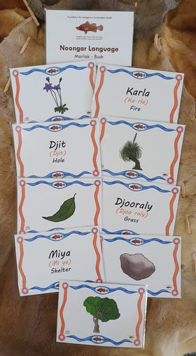 Noongar Language Flash Cards - Bush