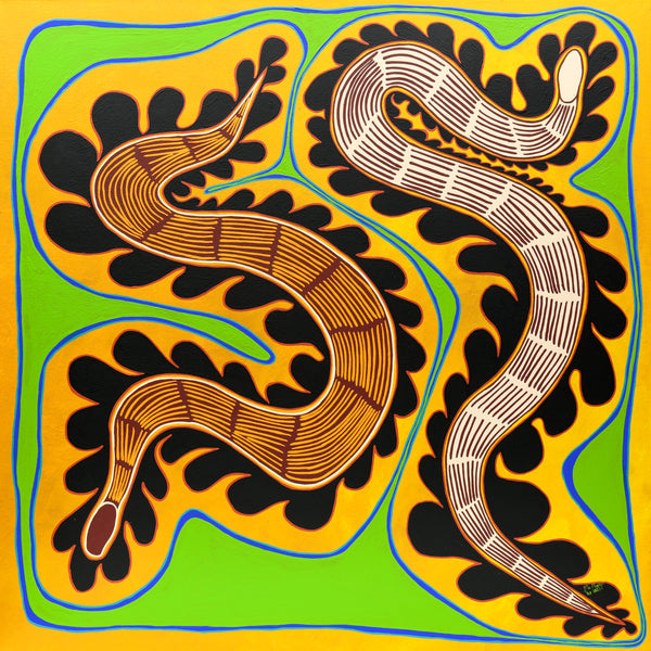 Thudarndyie Blaayngyie Lulllaryie - (Two Snake Dreaming)